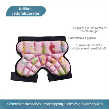 Gyerekeknek szóló csípővédő párna síeléshez, görkorcsolázáshoz és korcsolyázáshoz