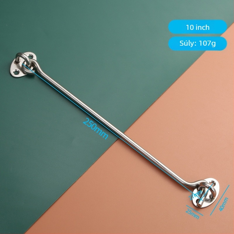 Rozsdamentes acél ablakkampó – fa ablakokhoz és ajtókhoz, korlátozó és zár, polírozott felület, új kínai stílus