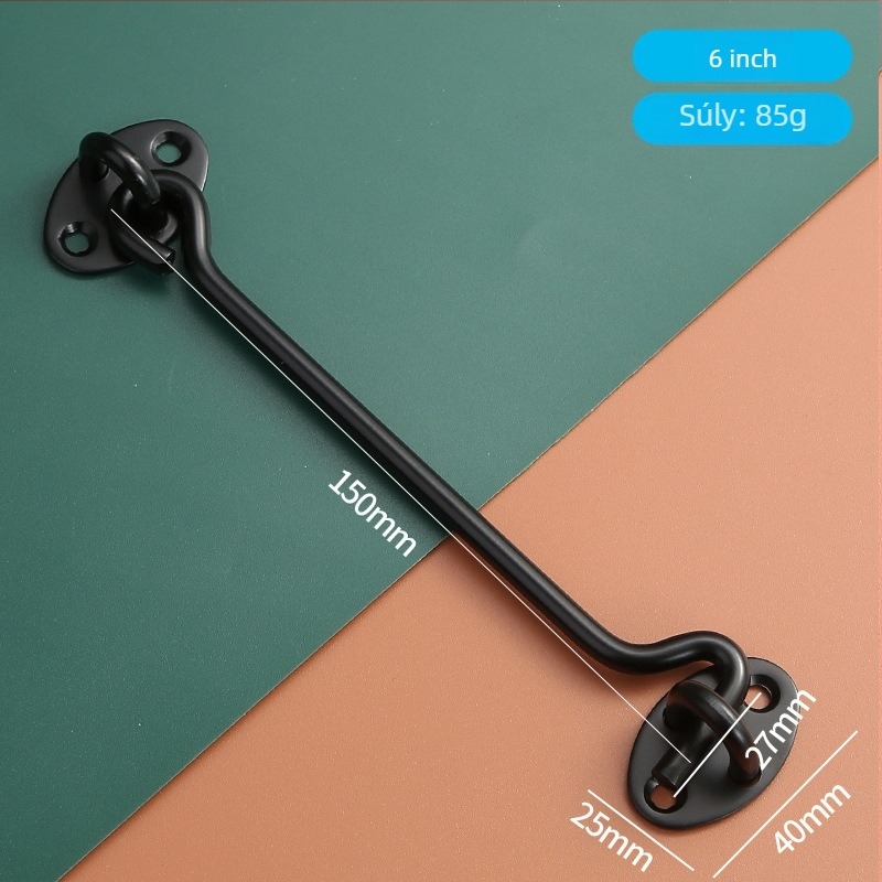 Rozsdamentes acél ablakkampó – fa ablakokhoz és ajtókhoz, korlátozó és zár, polírozott felület, új kínai stílus