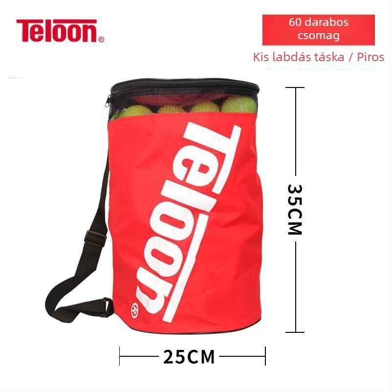 Összecsukható vízálló tenisz táska cső-formájú dizájnnal, vállon viselhető, nagy kapacitás - Modell 010