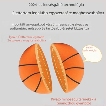 2 méteres visszapattanó edzőlabda kosárlabdához – halk beltéri használatra, megnövelt rugalmasság