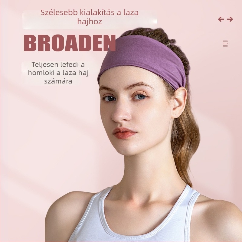 Nylon sportfejpánt, izzadságot felszívó, csúszásmentes, futáshoz, edzéshez és jóga