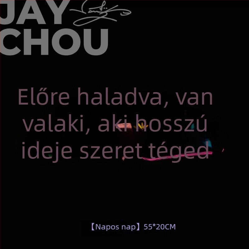 Autó karosszéria matrica – Jay Chou albumborító dizájn, mintázat: karakter, felhelyezés: szívócsésze, anyag: egyéb