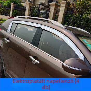 Just Right Kia Sportage 2011-2017 ablak- és ajtókeret dekoratív fényes csík, ajtókezelés módosítás