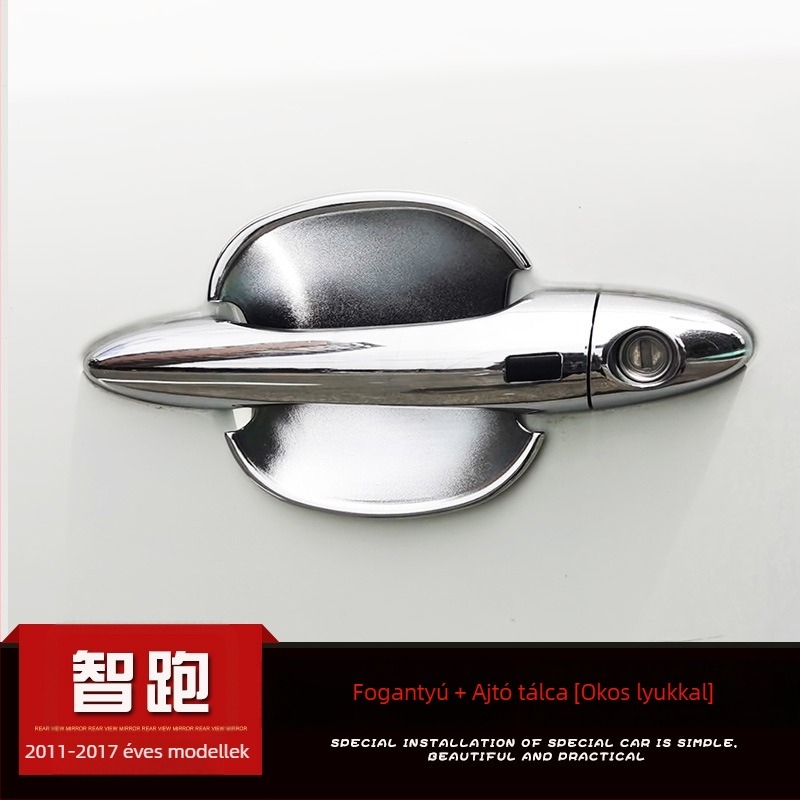 Just Right Kia Sportage 2011-2017 ablak- és ajtókeret dekoratív fényes csík, ajtókezelés módosítás