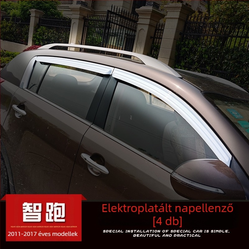 Just Right Kia Sportage 2011-2017 ablak- és ajtókeret dekoratív fényes csík, ajtókezelés módosítás