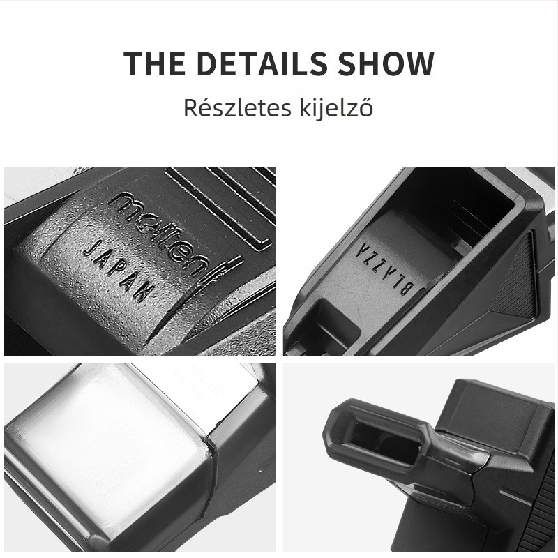 Molten professzionális síp – játékvezető síp kosárlabda, kézilabda, futball és röplabda számára, ABS, modell RA0040-KS