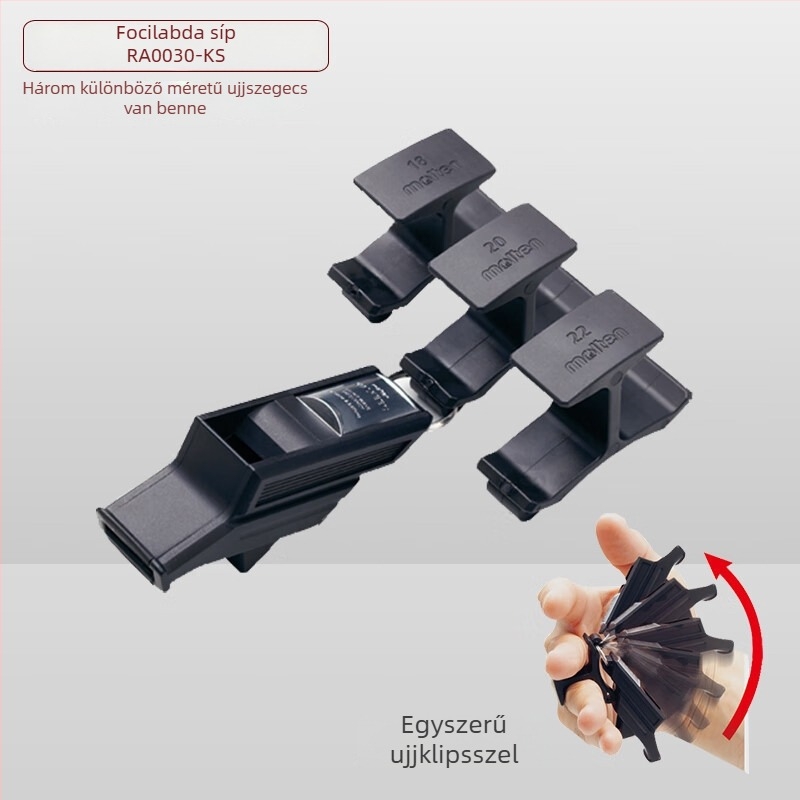 Molten professzionális síp – játékvezető síp kosárlabda, kézilabda, futball és röplabda számára, ABS, modell RA0040-KS