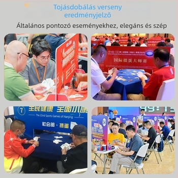 PVC pontozó tábla röplabdára, asztaliteniszre és tollaslabdára — cserekártya és taktikátábla, játékvezető kijelző