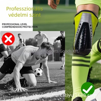 MAICCA futball sípcsontvédők – kétoldalas műanyag védő felnőtteknek és gyerekeknek