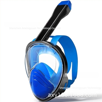 Felnőtt szilikonból készült búvármaszk teljes száraz snorkel-rendszerrel, párátlan