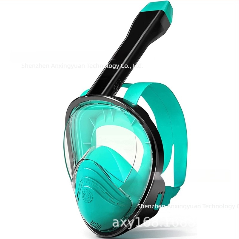 Felnőtt szilikonból készült búvármaszk teljes száraz snorkel-rendszerrel, párátlan