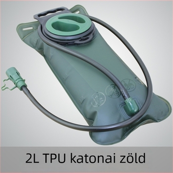 Kültéri hidratációs tasak 2L, TPU anyag, összecsukható, vízálló anyag, ideális strandra, kempingezéshez és kerékpározáshoz