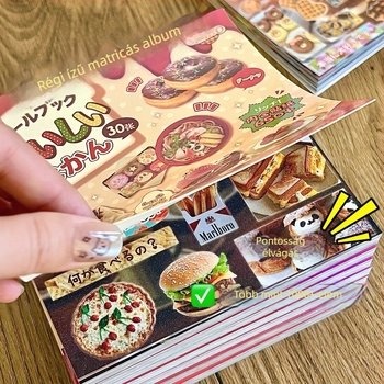 DIY kártya matricák koreai papírvágás stílusban, kézzel készített napló dekoráció, matt képernyőfilm, OEM feldolgozás