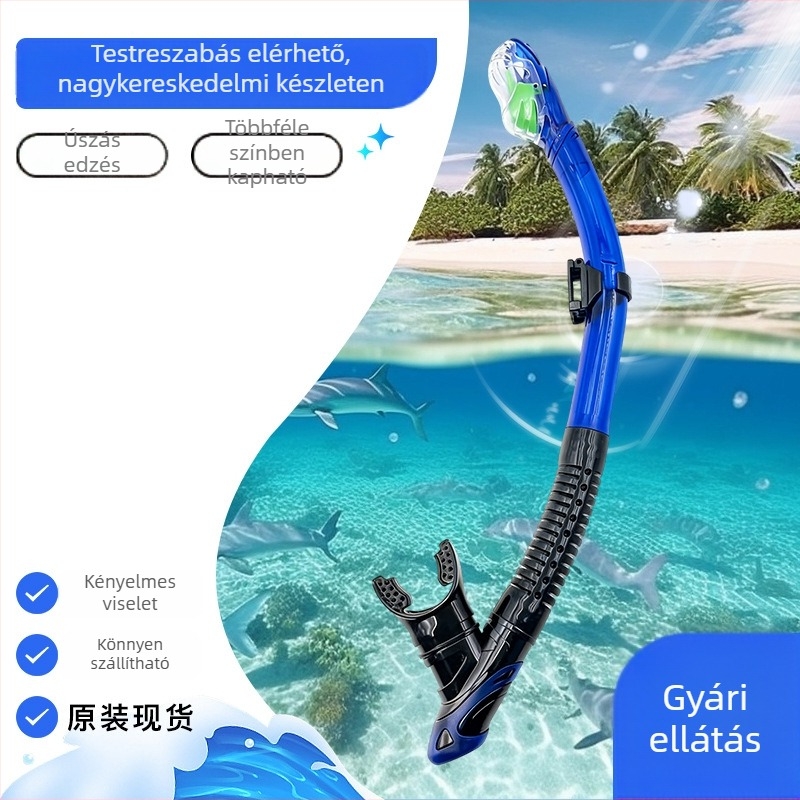 Teljesen száraz snorkel úszáshoz és alámerülésre edzéshez felnőtteknek