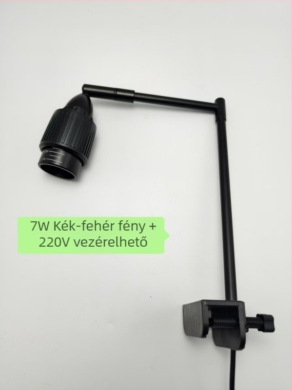 LED akváriumklipsz lámpa tájvilágításhoz víz alatti növényekhez — alumínium, 5W/7W, 0,5 kg, Teljes spektrum