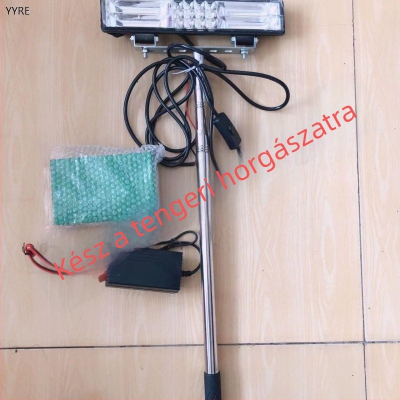 Víz alatti horgászlámpa – ultra fényes, vízálló, energiahatékony, teljes készlet