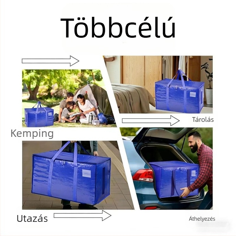 Költöztető csomagoló táska, kézi táska stílusú, PE anyag, modell ycl026, multifunkcionális, költöztetésre