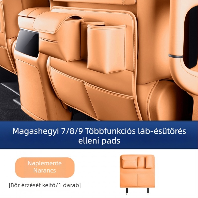 Alpine 7/8/9-ülés hátsó ajtóvédő párna, műanyag anyag, többfunkciós belső védő kiegészítő