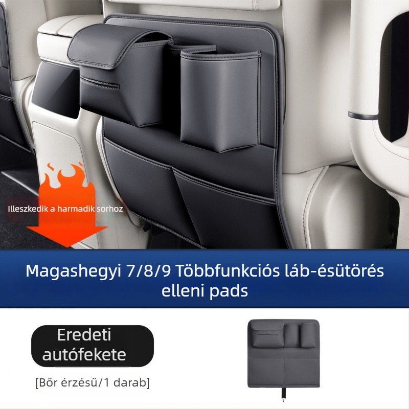 Alpine 7/8/9-ülés hátsó ajtóvédő párna, műanyag anyag, többfunkciós belső védő kiegészítő