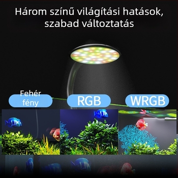 Akvarisztikus klip lámpa USB-tápellátású, dimmelhető LED, 3W