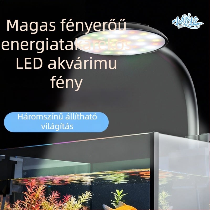 Akvarisztikus klip lámpa USB-tápellátású, dimmelhető LED, 3W