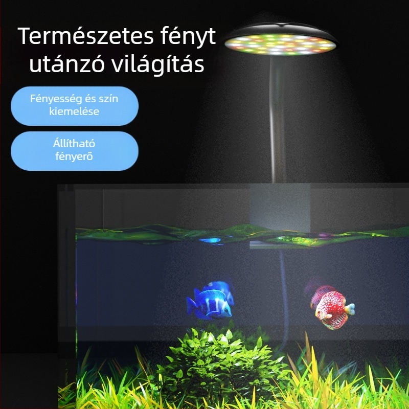 Akvarisztikus klip lámpa USB-tápellátású, dimmelhető LED, 3W