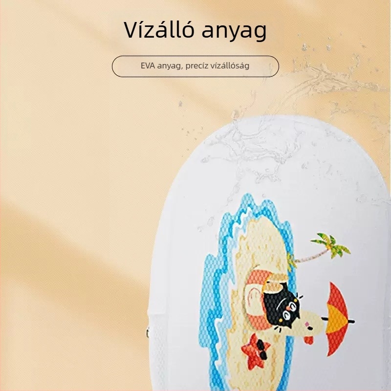 Nylon külső vízálló táska szabadtéri sportokra, száraz–nedves szétválasztóval és hálós belsővel