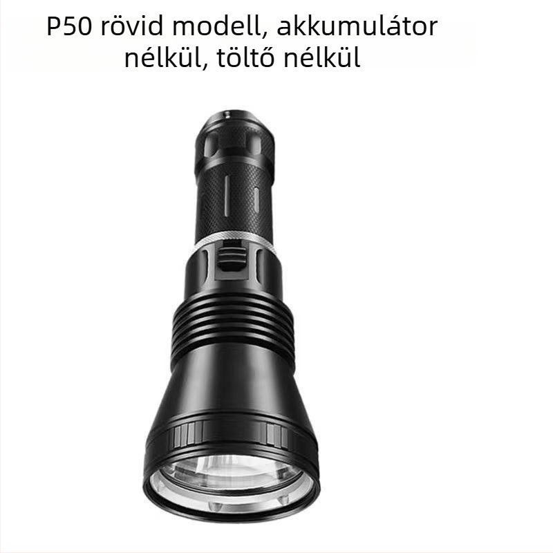 Kézi vízálló búvár LED-lámpa, 3000 lm, újratölthető 26650 akkumulátor, 4,2 V, vízálló