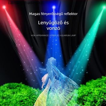 Akvárium LED klip lámpa - vízálló, ultra-fényes, dekoratív spotlámpa