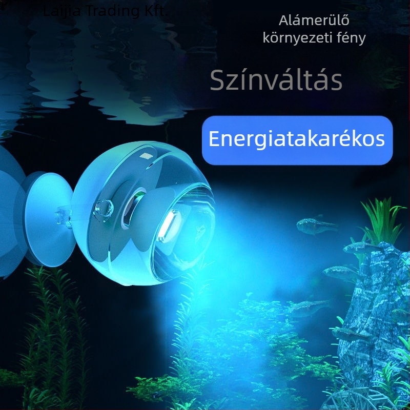 Akvárium LED klip lámpa - vízálló, ultra-fényes, dekoratív spotlámpa