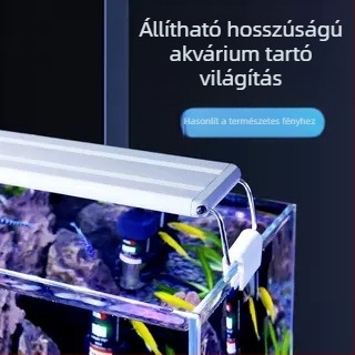 LED Akvárium Lámpa, energiatakarékos, vízálló, fény növényekhez az akváriumban, napfény-szimuláció, 5W