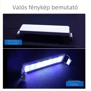 LED Akvárium Lámpa, energiatakarékos, vízálló, fény növényekhez az akváriumban, napfény-szimuláció, 5W