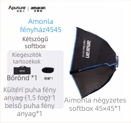 Fénydiffúzor-készlet fotózáshoz gyors szereléssel, több formájú diffúzorok (nyolcszög, négyzet, csík), nemszőtt anyag