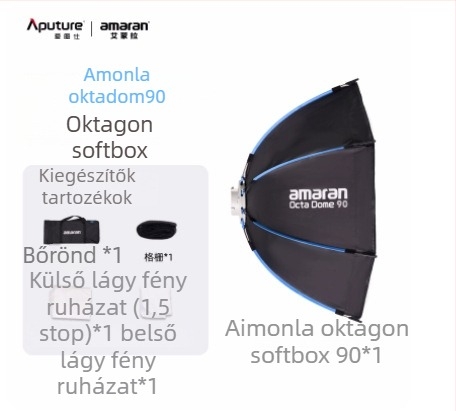 Fénydiffúzor-készlet fotózáshoz gyors szereléssel, több formájú diffúzorok (nyolcszög, négyzet, csík), nemszőtt anyag