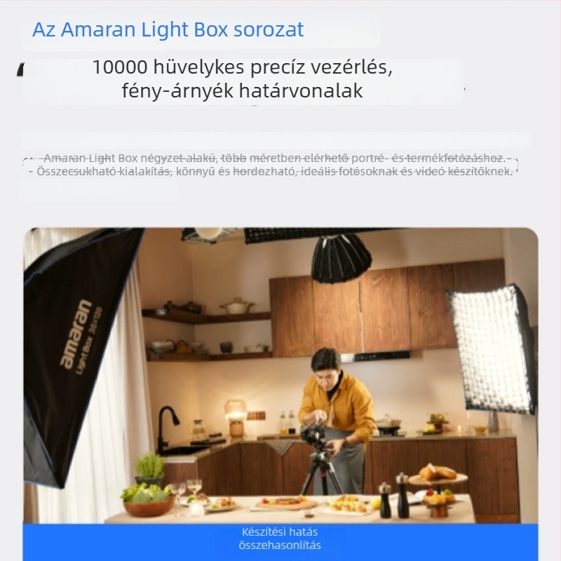 Fénydiffúzor-készlet fotózáshoz gyors szereléssel, több formájú diffúzorok (nyolcszög, négyzet, csík), nemszőtt anyag