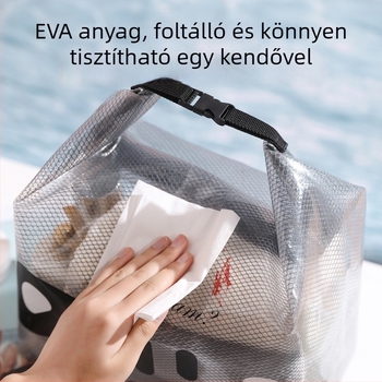 Beilian EVA kocka alakú vízálló tároló táska — többfunkciós utazótáska smink- és kozmetikai kellékek számára