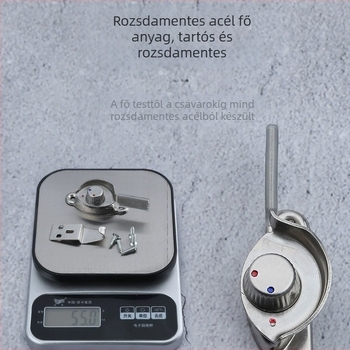Féllhold alakú ablakzár - rozsdamentes acél, modell YYSgz, márka Shouli, modern minimalist stílus