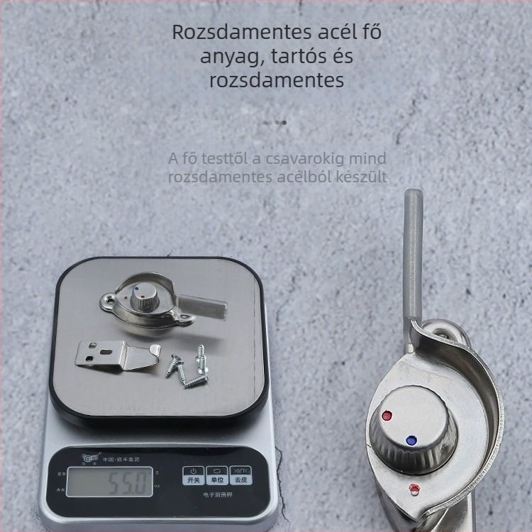 Féllhold alakú ablakzár - rozsdamentes acél, modell YYSgz, márka Shouli, modern minimalist stílus