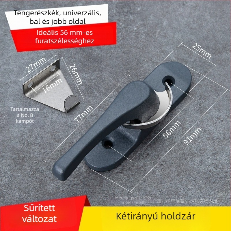 Féllhold alakú ablakzár - rozsdamentes acél, modell YYSgz, márka Shouli, modern minimalist stílus