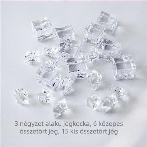 Tollas fotókellékek fehér szőrrel dekoratív háttérrel kozmetikai fotózáshoz (Márka: Unique; Típus: Other; Anyag: Crystal)