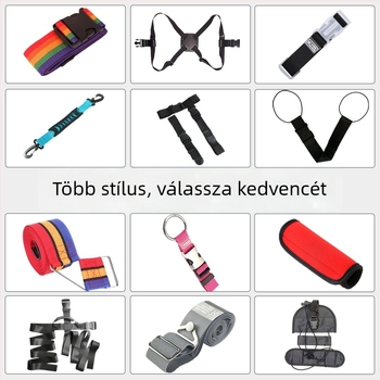 Görkorcsolya-emelő puha fogantyúval és csattal - felső rész és talp szalagból - Jupin Outdoor gyerekeknek