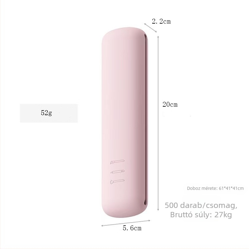 Szilikon kozmetikai táska, téglalap alakú, többfunkciós, utazáshoz - GT-013
