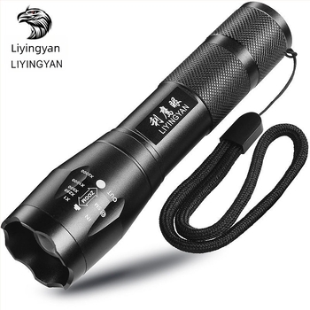 LED zseblámpa power bankkal a telefon töltésére, ultra erős fény, 200–500 m hatótávolság, 1600 mAh, 15 W, kézi generálás