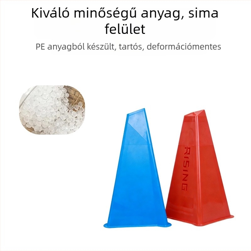 Futball-edzés jelzőkúpok kültéri edzésekhez