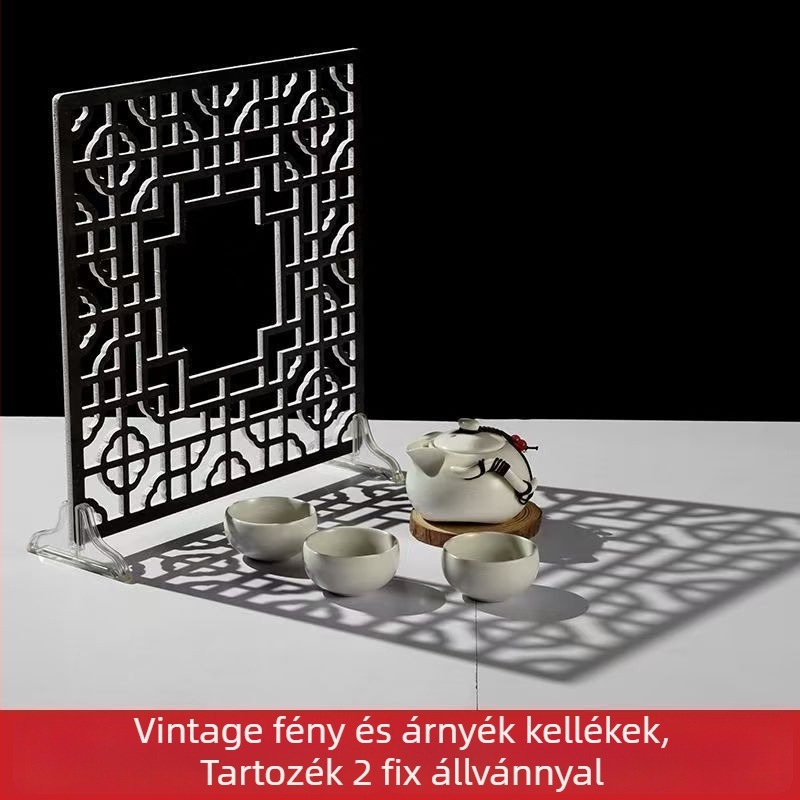 Kínai stílusú fotópropok: üreges ablakdíszek és háttérpanelek fotózáshoz (szögelhető)