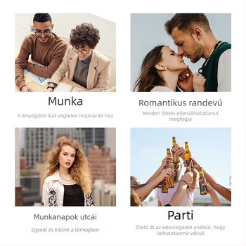 Uniszex parfüm, friss illat, 72 órás tartósság