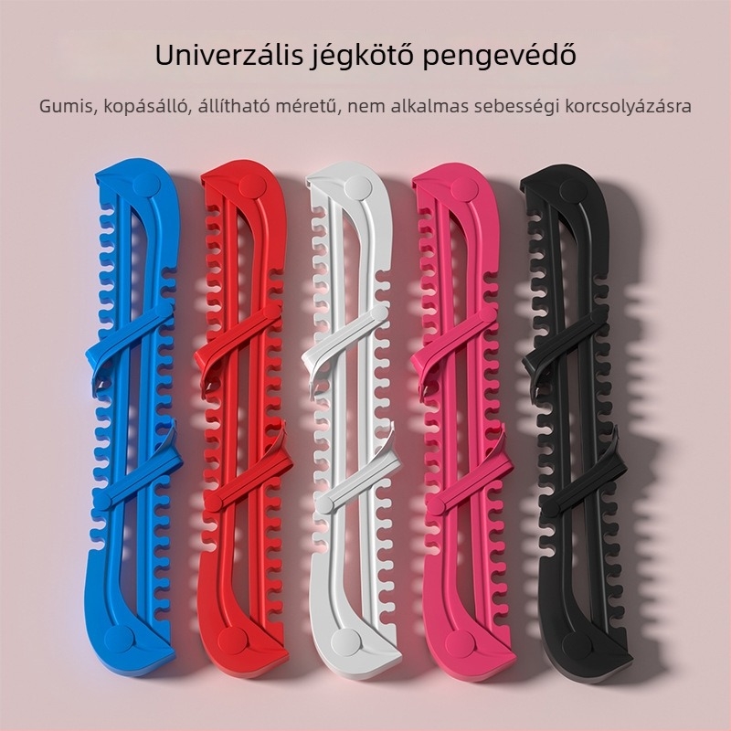 Jégkorong korcsolya pengéjének védőborítása – kompatibilis felnőttek és gyermekek számára, pengeszélesség 34.5×1.5×6 cm