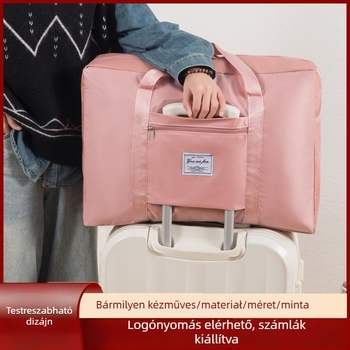 Nagy kapacitású utazótáska kézi fogantyúval, Oxford anyag, többfunkciós tároló, modern minimalista stílus