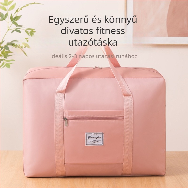 Nagy kapacitású utazótáska kézi fogantyúval, Oxford anyag, többfunkciós tároló, modern minimalista stílus